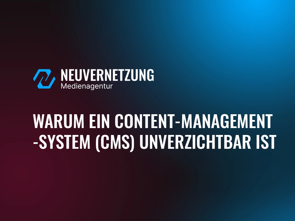 Grafische Darstellung der Vorteile eines eigenen Content-Management-Systems (CMS): Sicherheit, Kontrolle und Einfachheit.