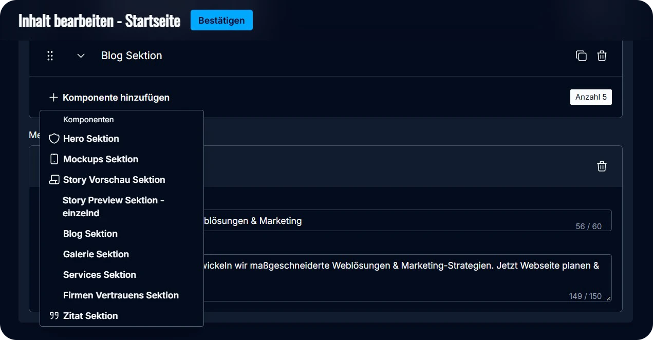 Erstelle überzeugende und zielgerichtete Landingpages, die perfekt zu deiner Webseite passen und deine Marketingziele erreichen. Hol das Maximum aus deinen Kampagnen heraus.